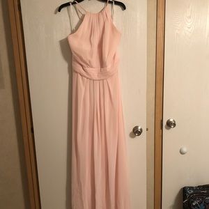 Levkoff Pink Bridesmaids Dress